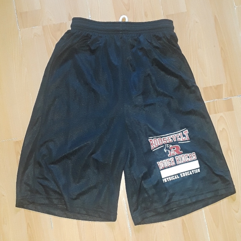 Black long shorts